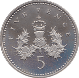 2004 PROOF FIVE PENCE 5P - 5p PROOF - Cambridgeshire Coins