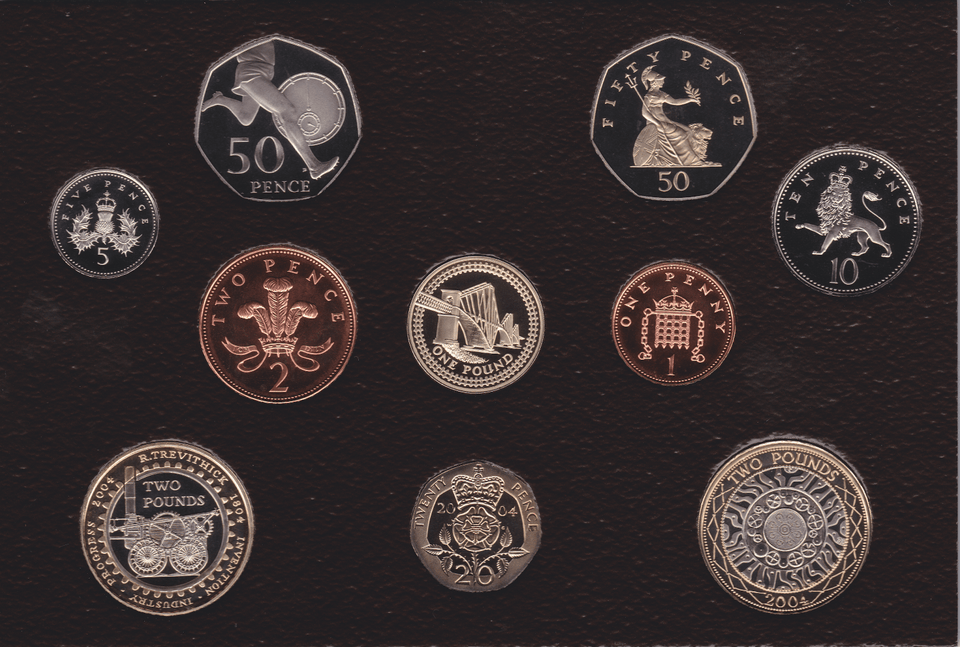 2004 ROYAL MINT PROOF SET - ROYAL MINT PROOF SET - Cambridgeshire Coins