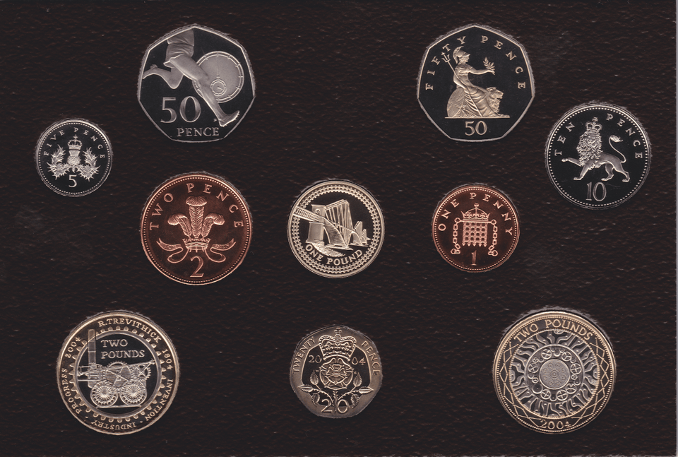 2004 ROYAL MINT PROOF SET - ROYAL MINT PROOF SET - Cambridgeshire Coins
