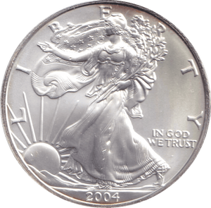 2004 SILVER LIBERTY DOLLAR USA - Cambridgeshire Coins