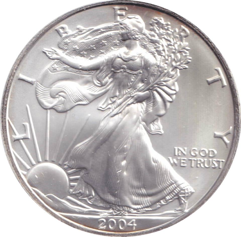2004 SILVER LIBERTY DOLLAR USA - Cambridgeshire Coins