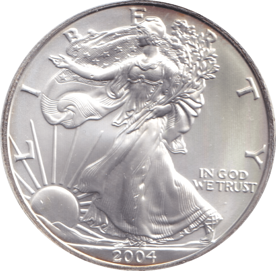 2004 SILVER LIBERTY DOLLAR USA - Cambridgeshire Coins