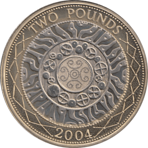 2004 TWO POUND £2 PROOF COIN ADVENT OF TECHNOLOGY SHOULDER OF GIANTS - £2 Proof - Cambridgeshire Coins