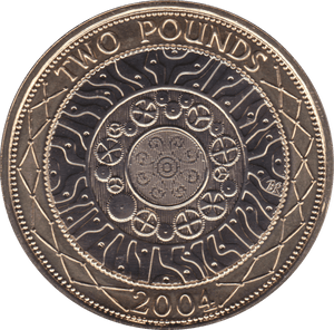 2004 TWO POUND £2 SHOULDERS GIANTS BRILLIANT UNCIRCULATED BU - £2 BU - Cambridgeshire Coins