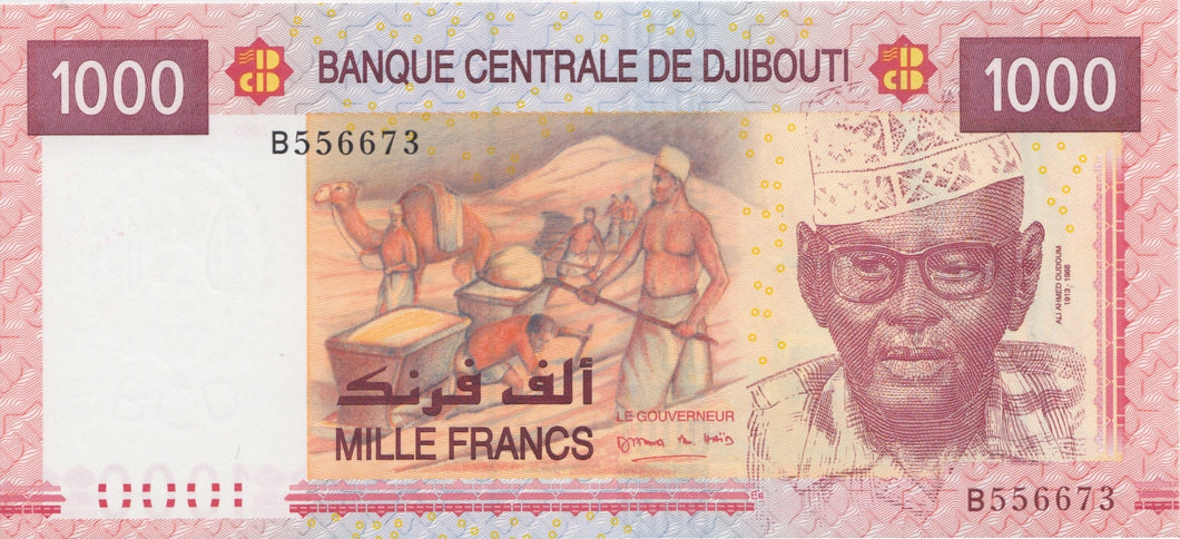 2005 1000 FRANCS BANKNOTE DJIBOUTI REF 702 - World Banknotes - Cambridgeshire Coins