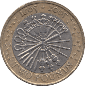 2005 £2 CIRCULATED GUNPOWDER PLOT - £2 CIRCULATED - Cambridgeshire Coins