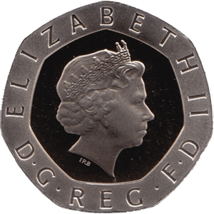 2005 20P TWENTY PENCE PROOF COIN TUDOR ROSE - 20p Proof - Cambridgeshire Coins