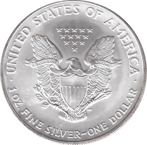 2005 AMERICAN EAGLE SILVER DOLLAR USA - SILVER WORLD COINS - Cambridgeshire Coins
