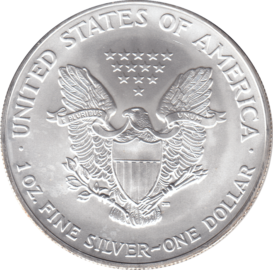 2005 AMERICAN EAGLE SILVER DOLLAR USA - SILVER WORLD COINS - Cambridgeshire Coins