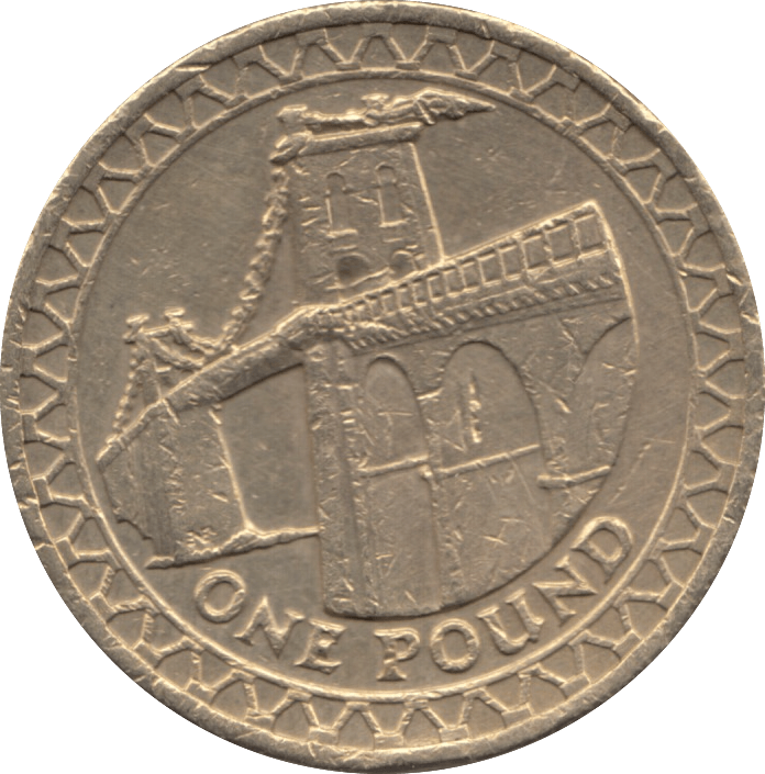 2005 CIRCULATED £1 Wales Menai Bridge - £1 CIRCULATED - Cambridgeshire Coins