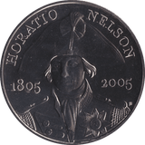 2005 CIRCULATED £5 DEATH OF NELSON COIN - £5 CIRCULATED - Cambridgeshire Coins