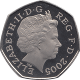 2005 FIFTY PENCE PROOF 50P COIN BRITANNIA - 50p Proof - Cambridgeshire Coins