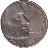 2005 FIVE CENTS USA - WORLD COINS - Cambridgeshire Coins