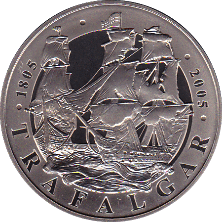 2005 FIVE POUND £5 PROOF COIN 200TH ANNIVERSARY BATTLE OF TRAFALGAR - £5 Proof - Cambridgeshire Coins