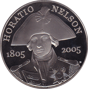 2005 FIVE POUND £5 PROOF COIN 200TH ANNIVERSARY DEATH OF NELSON - £5 Proof - Cambridgeshire Coins
