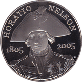 2005 FIVE POUND £5 PROOF COIN 200TH ANNIVERSARY DEATH OF NELSON - £5 Proof - Cambridgeshire Coins