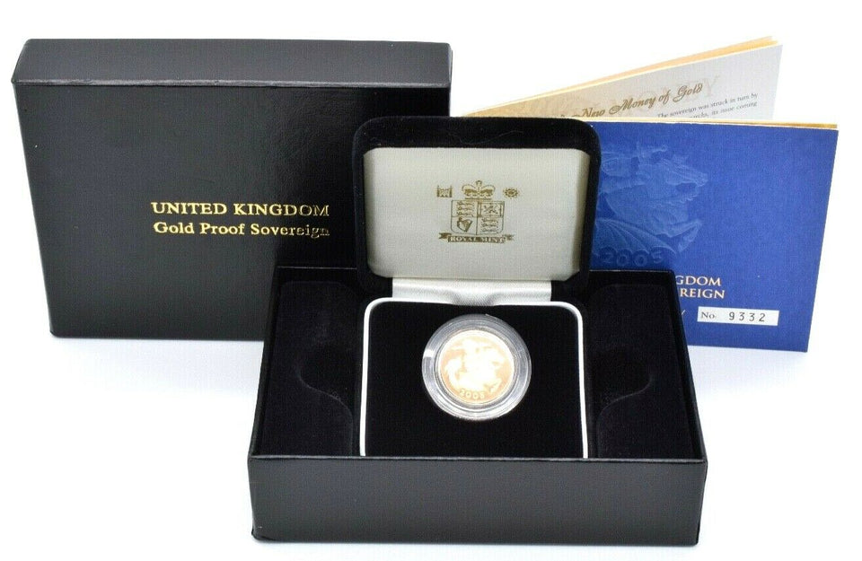 2005 GOLD PROOF SOVEREIGN - Cambridgeshire Coins