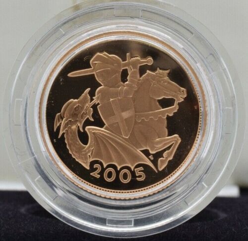 2005 GOLD PROOF SOVEREIGN - Cambridgeshire Coins