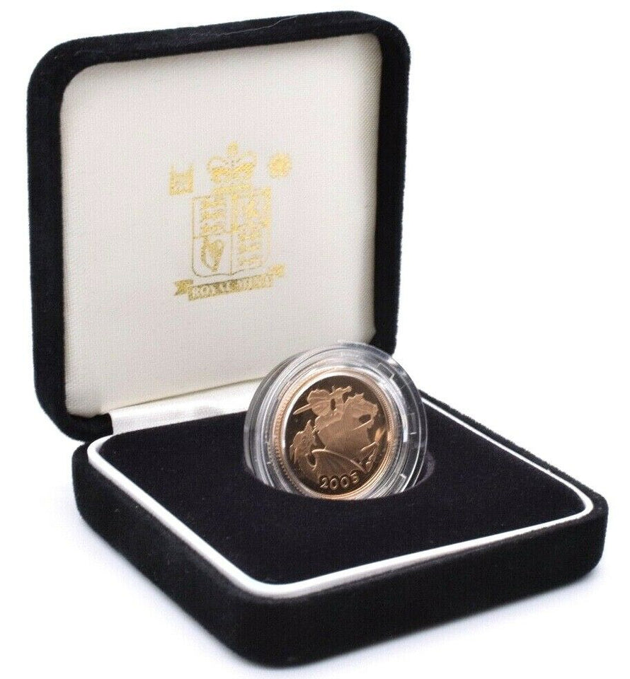 2005 GOLD PROOF SOVEREIGN - Cambridgeshire Coins
