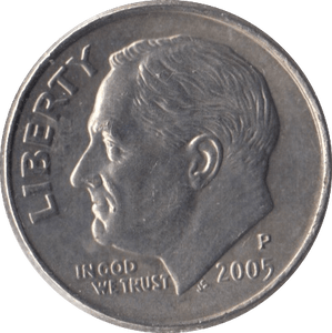 2005 ONE DIME USA PHILADELPHIA MINT - SILVER WORLD COINS - Cambridgeshire Coins
