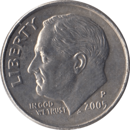 2005 ONE DIME USA PHILADELPHIA MINT - SILVER WORLD COINS - Cambridgeshire Coins