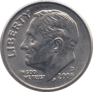2005 ONE DIME USA - SILVER WORLD COINS - Cambridgeshire Coins