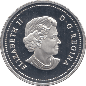 2005 PROOF SILVER CANADA ONE DOLLAR - SILVER WORLD COINS - Cambridgeshire Coins