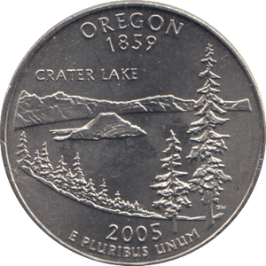 2005 QUARTER OREGON USA - WORLD COINS - Cambridgeshire Coins