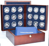 2005 Route To Victory Silver Proof Poppy 18x £5 Coin Collection Poppy Boxed - Silver Proof - Cambridgeshire Coins