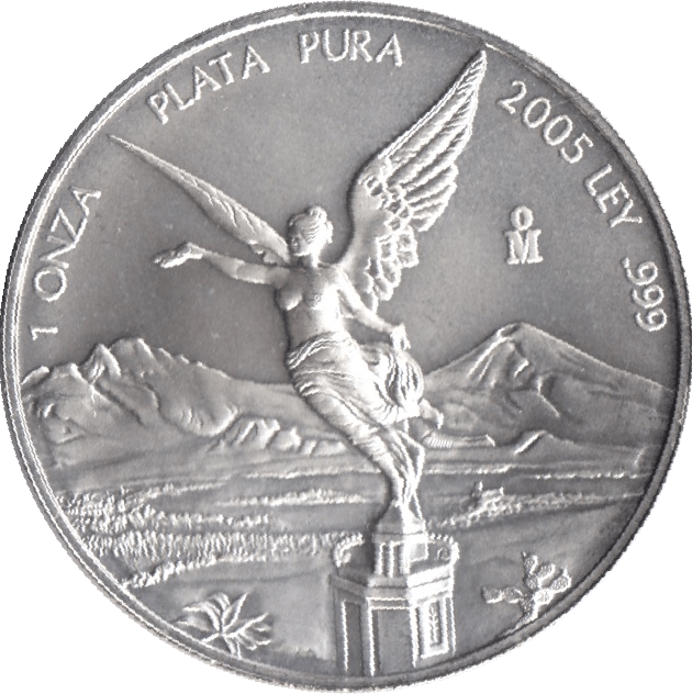2005 SILVER 1 OZ LIBERTAD MEXICO - SILVER WORLD COINS - Cambridgeshire Coins
