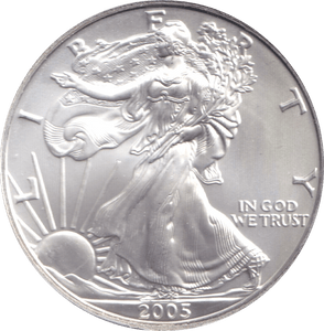 2005 SILVER LIBERTY DOLLAR USA - Cambridgeshire Coins