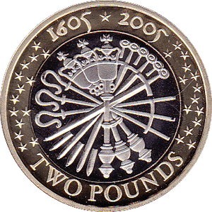 2005 TWO POUND £2 PROOF COIN GUN POWDER PLOT - £2 Proof - Cambridgeshire Coins