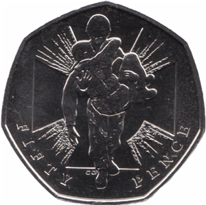 2006 FIFTY PENCE 50P BRILLIANT UNCIRCULATED VICTORIA SOLDIER BU - 50p BU - Cambridgeshire Coins