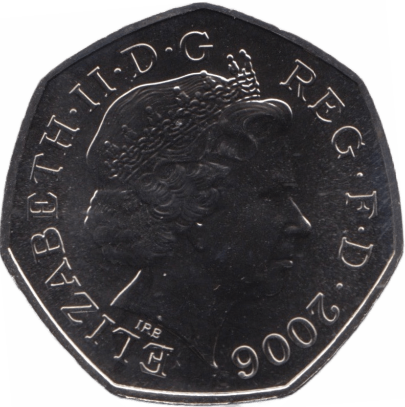 2006 FIFTY PENCE 50P BRILLIANT UNCIRCULATED VICTORIA SOLDIER BU - 50p BU - Cambridgeshire Coins