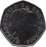 2006 FIFTY PENCE 50P BRILLIANT UNCIRCULATED VICTORIA SOLDIER BU - 50p BU - Cambridgeshire Coins