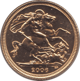 2006 GOLD HALF SOVEREIGN ( BU ) - Half Sovereign - Cambridgeshire Coins