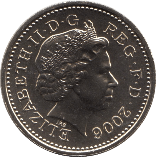 2006 ONE POUND £1 EGYPTIAN ARCH BRILLIANT UNCIRCULATED BU - £1 BU - Cambridgeshire Coins