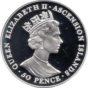 2006 SILVER PROOF 50p COMMEMORATIVE COIN QUEEN ELIZABETH II 80TH BIRTHDAY REF 1 - SILVER PROOF COMMEMORATIVE - Cambridgeshire Coins