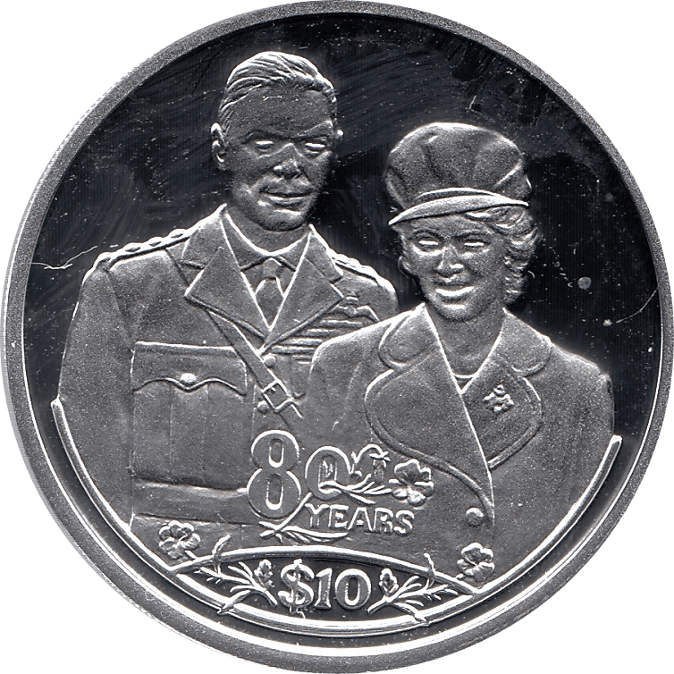 2006 SILVER PROOF LIBERIA COMMEMORATIVE COIN 10 DOLLARS QUEEN ELIZABETH II 80TH BIRTHDAY REF 36 - SILVER PROOF COMMEMORATIVE - Cambridgeshire Coins