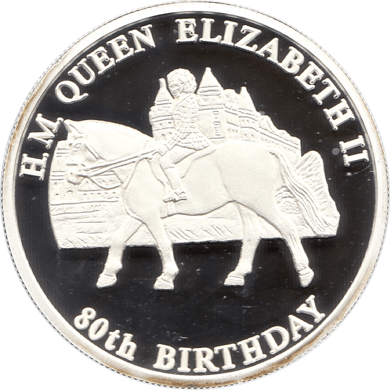 2006 SILVER PROOF MALAWI COMMEMORATIVE COIN 20 KWACHA QUEEN ELIZABETH II 80TH BIRTHDAY REF 7 - SILVER PROOF COMMEMORATIVE - Cambridgeshire Coins
