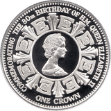 2006 SILVER PROOF NIGHTINGALE ISLAND COMMEMORATIVE COIN ONE CROWN QUEEN ELIZABETH II 80TH BIRTHDAY REF 14 - SILVER PROOF COMMEMORATIVE - Cambridgeshire Coins