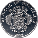 2006 SILVER PROOF SEYCHELLES COMMEMORATIVE COIN 25 RUPEES QUEEN ELIZABETH II 80TH BIRTHDAY REF 27 - SILVER PROOF COMMEMORATIVE - Cambridgeshire Coins