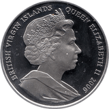 2006 SILVER PROOF VIRGIN ISLANDS COMMEMORATIVE COIN 10 DOLLARS QUEEN ELIZABETH II 80TH BIRTHDAY REF 23 - SILVER PROOF COMMEMORATIVE - Cambridgeshire Coins