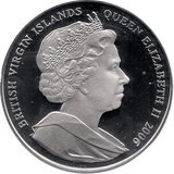 2006 SILVER PROOF VIRGIN ISLANDS COMMEMORATIVE COIN 10 DOLLARS QUEEN ELIZABETH II 80TH BIRTHDAY REF 31 - SILVER PROOF COMMEMORATIVE - Cambridgeshire Coins