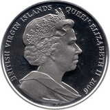 2006 SILVER PROOF VIRGIN ISLANDS COMMEMORATIVE COIN 10 DOLLARS QUEEN ELIZABETH II 80TH BIRTHDAY REF 5 - SILVER PROOF COMMEMORATIVE - Cambridgeshire Coins