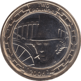 2006 TWO POUND £2 BRUNEL MAN PORTRAIT BRILLIANT UNCIRCULATED BU - £2 BU - Cambridgeshire Coins