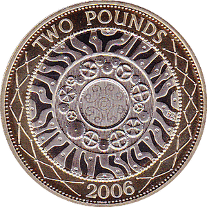 2006 TWO POUND £2 PROOF COIN ADVENT OF TECHNOLOGY SHOULDER OF GIANTS - £2 Proof - Cambridgeshire Coins