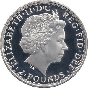 2007 1 OZ FINE SILVER BRITANNIA TWO POUNDS - WORLD SILVER COINS - Cambridgeshire Coins