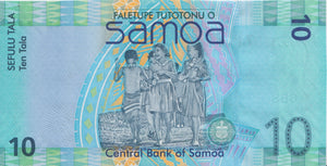 2007 10 TALA BANKNOTE SAMOA REF 1195 - World Banknotes - Cambridgeshire Coins