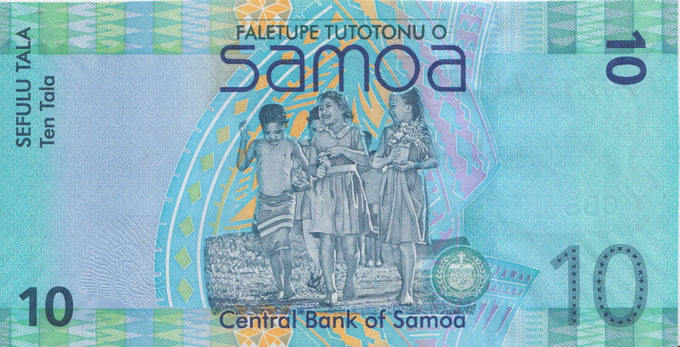 2007 10 TALA BANKNOTE SAMOA REF 1195 - World Banknotes - Cambridgeshire Coins